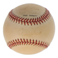 Ozzie Smith Signed ONL Baseball Baseball Inscribed " To Juan Castro Good Luck Best Wishes" (Fanatics) (See Description) at PristineAuction.com