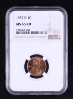 1952-D Lincoln Wheat Cent (NGC MS65 RD) at PristineAuction.com
