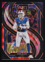 Josh Allen 2024 Select Prizm Red and Blue Shock #122 at PristineAuction.com
