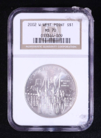 2002-W West Point Bicentennial Silver Dollar (NGC MS70) at PristineAuction.com