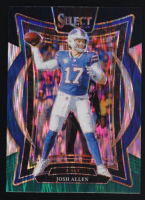 Josh Allen 2024 Select Prizm Black and Green Shock #34 at PristineAuction.com