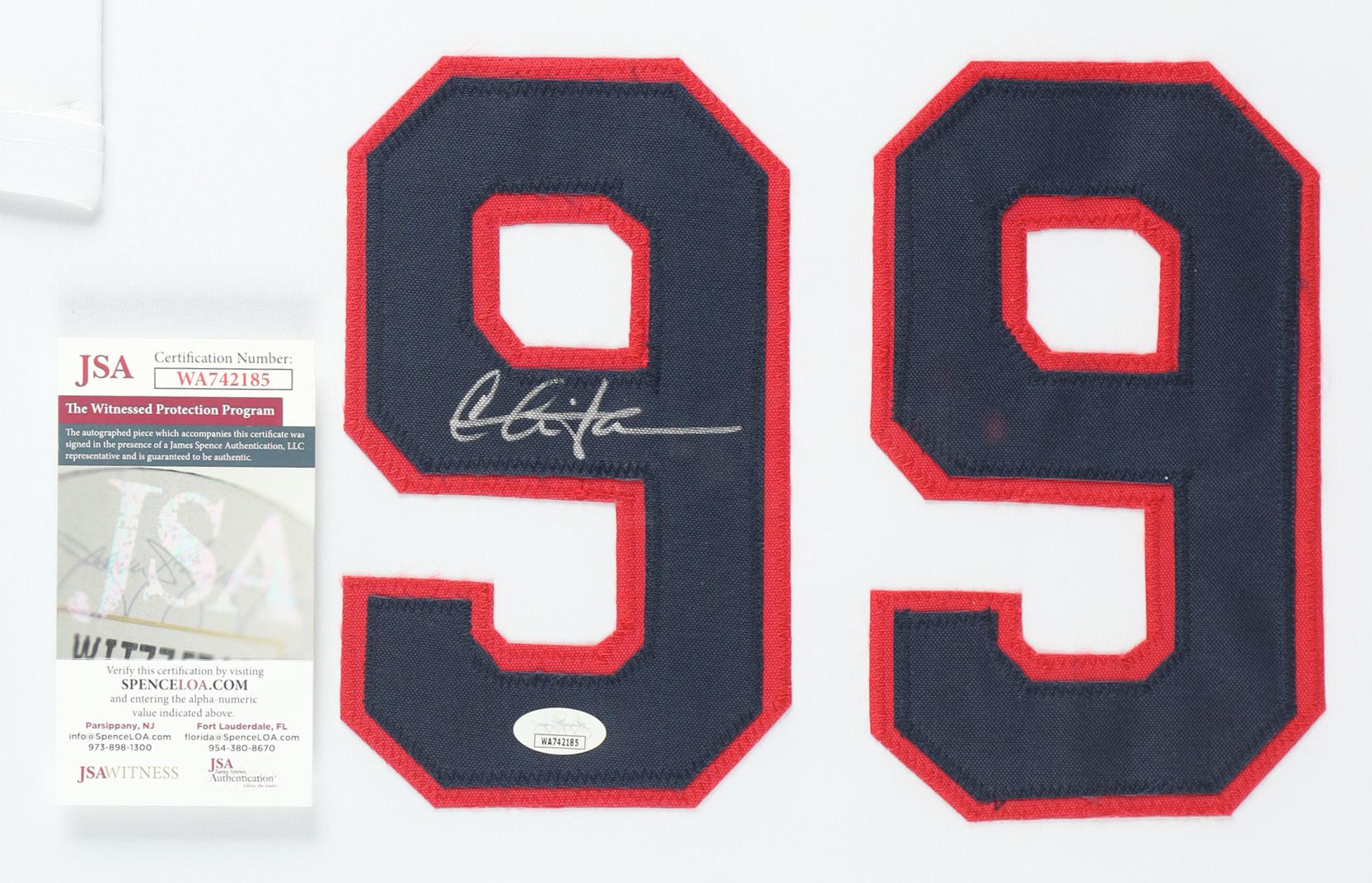 Charlie Sheen Signed Custom Framed Jersey Display (JSA) at PristineAuction.com Charlie Sheen Signed Custom Framed Jersey Display (JSA) at PristineAuction.com