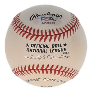 Ralph Branca & Bobby Thomson Signed ONL Baseball (PSA) at PristineAuction.com Ralph Branca & Bobby Thomson Signed ONL Baseball (PSA) at PristineAuction.com