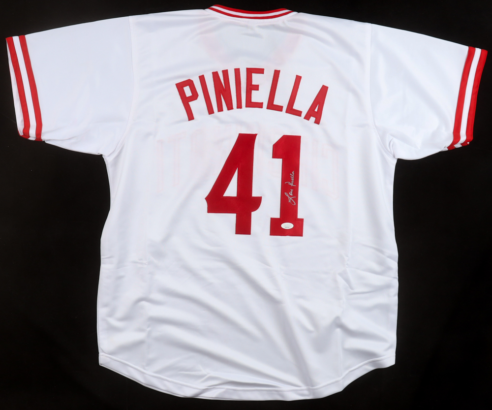 Lou Piniella Signed Jersey (JSA) at PristineAuction.com Lou Piniella Signed Jersey (JSA) at PristineAuction.com