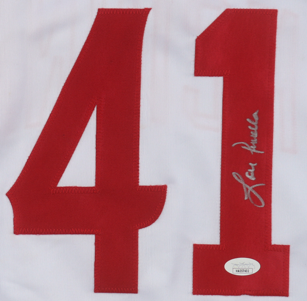 Lou Piniella Signed Jersey (JSA) at PristineAuction.com Lou Piniella Signed Jersey (JSA) at PristineAuction.com