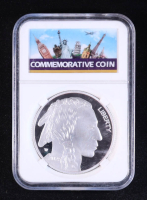 1 Oz. .9999 Fine Silver Round - Buffalo Design at PristineAuction.com