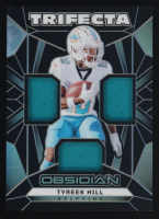 Tyreek Hill 2024 Panini Obsidian Trifecta Swatches #35 at PristineAuction.com
