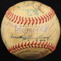 1960 Baseball Stars Baseball Team-Signed by (23) with Mickey Mantle, Al Lopez, Minnie Miñoso, Mel Allen (JSA) at PristineAuction.com