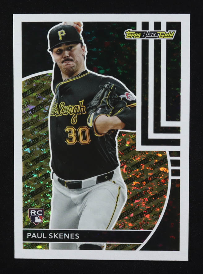 Paul Skenes 2024 Topps Update Black Gold #BG-17 RC at PristineAuction.com Paul Skenes 2024 Topps Update Black Gold #BG-17 RC at PristineAuction.com