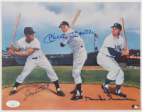 Mickey Mantle, Duke Snider, & Willie Mays Signed 8x10 Photo (JSA) at PristineAuction.com