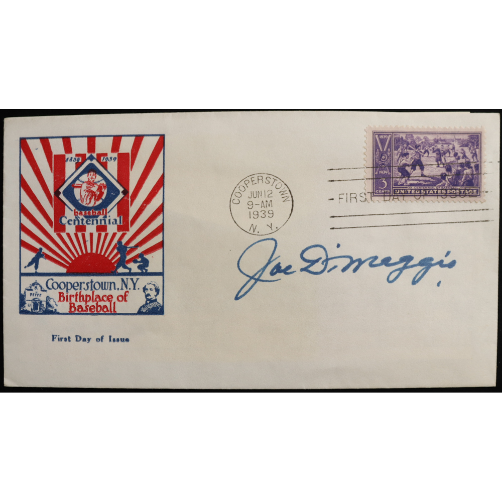 Joe DiMaggio Signed 1939 FDC Envelope (JSA) at PristineAuction.com