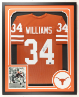 Ricky Williams Signed Custom Framed Jersey Display (JSA & Fiterman) at PristineAuction.com