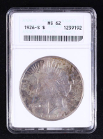 1926-S Peace Silver Dollar (ANACS MS62) at PristineAuction.com