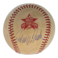 Johnny Bench Signed 1985 All-Star Game Logo Baseball (Fanatics) at PristineAuction.com