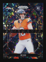 Bo Nix 2024 Panini Prizm No Huddle Prizmatic #11 RC at PristineAuction.com