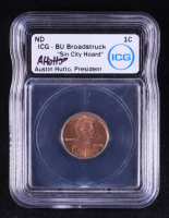 1995 Lincoln Cent - Mint Error, Broadstruck "Sin City Hoard" - Austin Hutto Signature (ICG BU) at PristineAuction.com