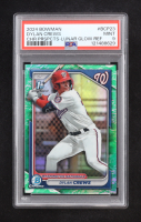 Dylan Crews 2024 Bowman Chrome Prospects Lunar Glow Refractor #BCP23 RC (PSA 9) at PristineAuction.com