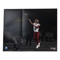 Jayden Daniels Signed Commanders 16x20 Photo (Fanatics) at PristineAuction.com