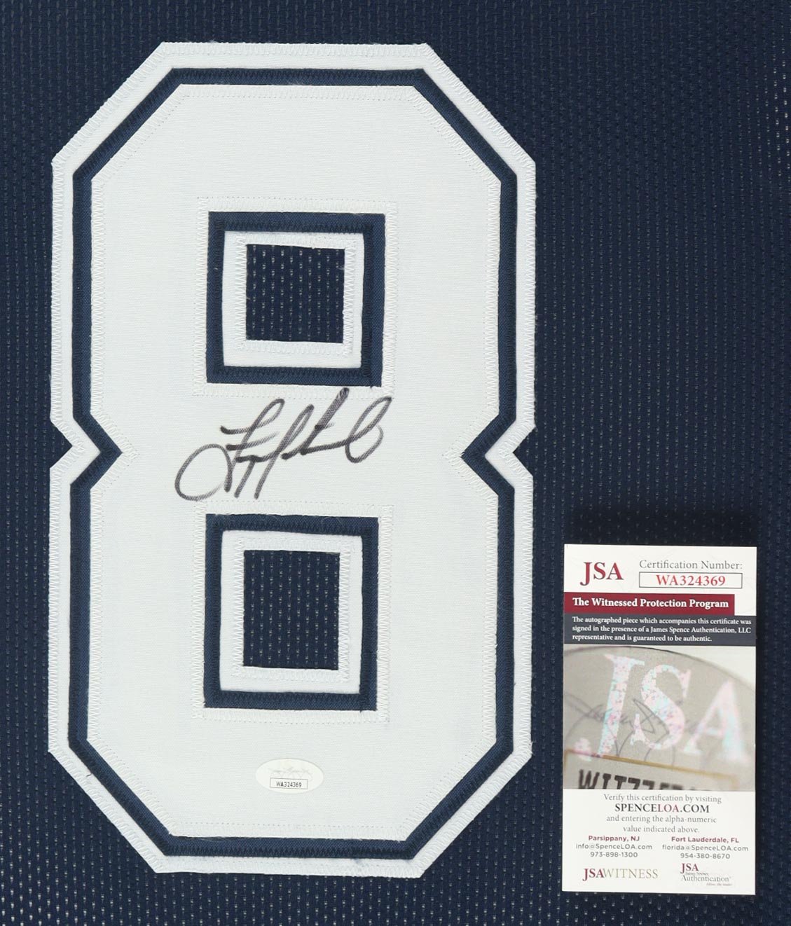 Troy Aikman Signed Custom Framed Jersey Display (JSA) at PristineAuction.com Troy Aikman Signed Custom Framed Jersey Display (JSA) at PristineAuction.com