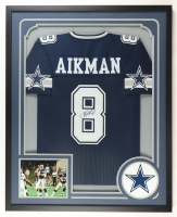 Troy Aikman Signed Custom Framed Jersey Display (JSA) at PristineAuction.com