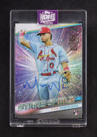Masyn Winn 2025 Topps Archives Signature Series Active / 2024 Topps Stars of MLB #54 #33/45 at PristineAuction.com