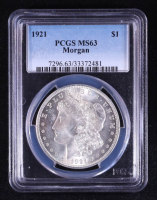 1921 Morgan Silver Dollar (PCGS MS63) at PristineAuction.com