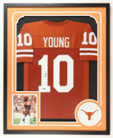 Vince Young Signed Custom Framed Jersey Display (TriStar) at PristineAuction.com