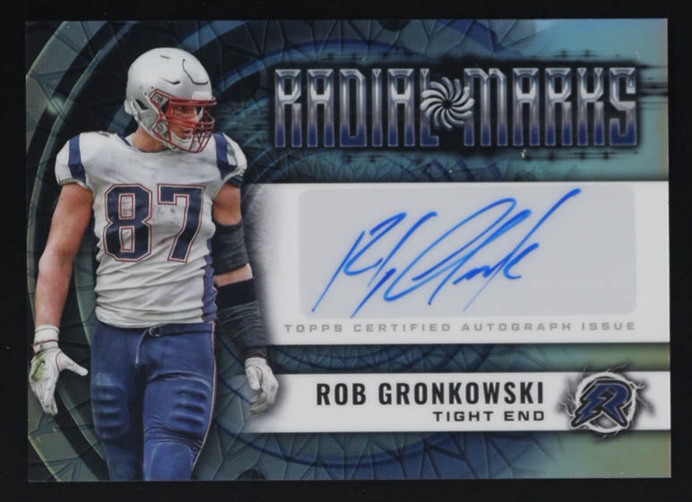 Rob Gronkowski 2024 Topps Resurgence Radial Marks Autographs #RMRG at PristineAuction.com Rob Gronkowski 2024 Topps Resurgence Radial Marks Autographs #RMRG at PristineAuction.com