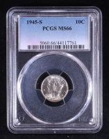 1945-S Mercury Silver Dime (PCGS MS66) at PristineAuction.com
