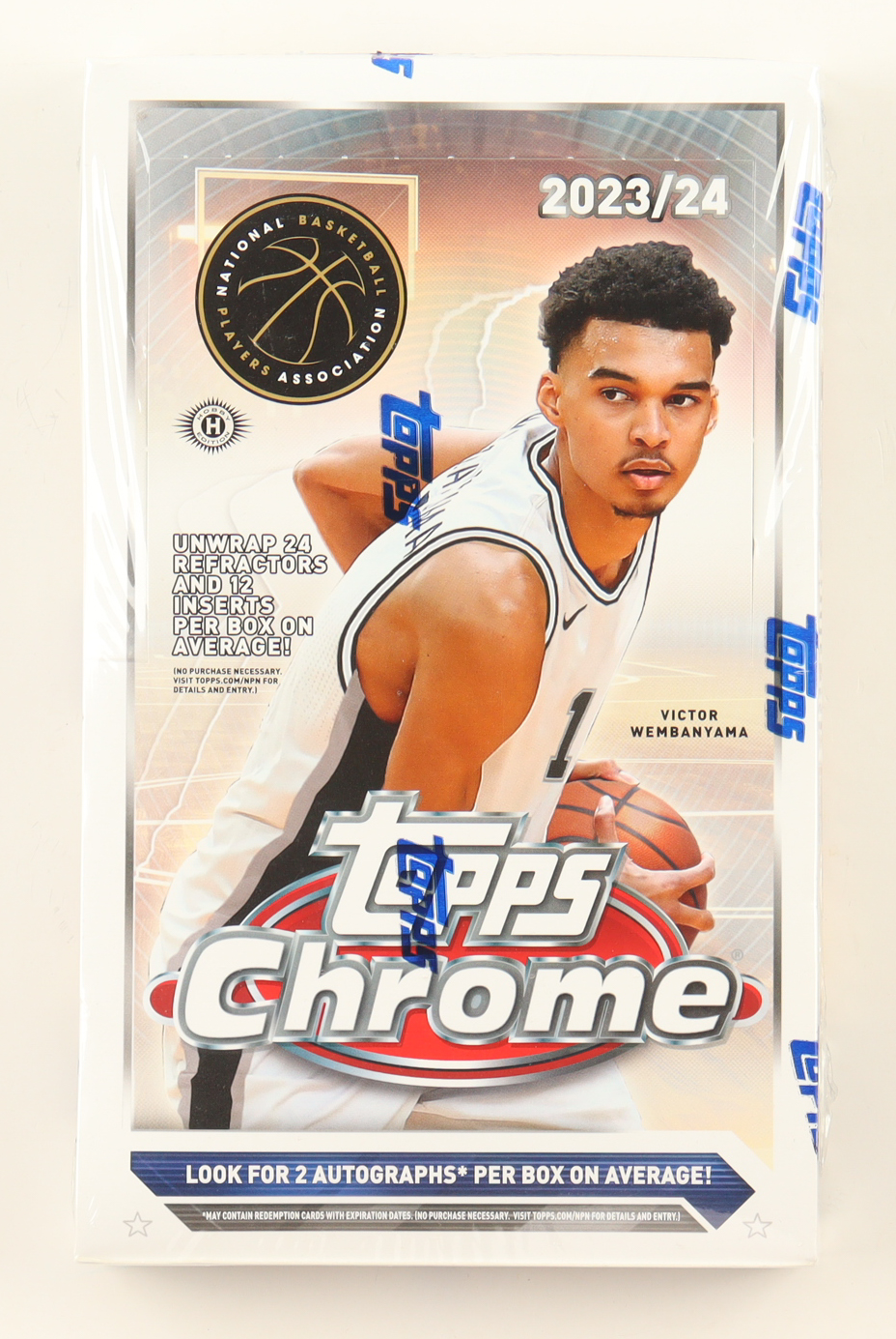 2023-24 Topps Chrome Basketball Hobby Box with (12) Packs at PristineAuction.com 2023-24 Topps Chrome Basketball Hobby Box with (12) Packs at PristineAuction.com