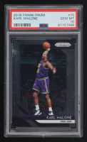 Karl Malone 2018 Panini Prizm #75 (PSA 10) at PristineAuction.com