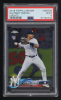 Gleyber Torres 2018 Topps Chrome Update #HMT26 RC (PSA 9) at PristineAuction.com