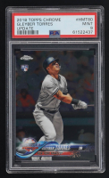 Gleyber Torres 2018 Topps Chrome Update #HMT80 RC (PSA 9) at PristineAuction.com