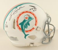 Larry Csonka Signed Dolphins Full-Size Authentic On-Field Speed Helmet Inscribed 'HOF '87"  & "SBVIII MVP" (PSA) at PristineAuction.com