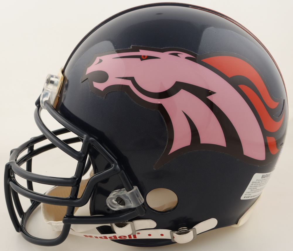 John Elway & Terrell Davis Signed Broncos Full-Size Authentic On-Field Helmet (JSA) at PristineAuction.com John Elway & Terrell Davis Signed Broncos Full-Size Authentic On-Field Helmet (JSA) at PristineAuction.com