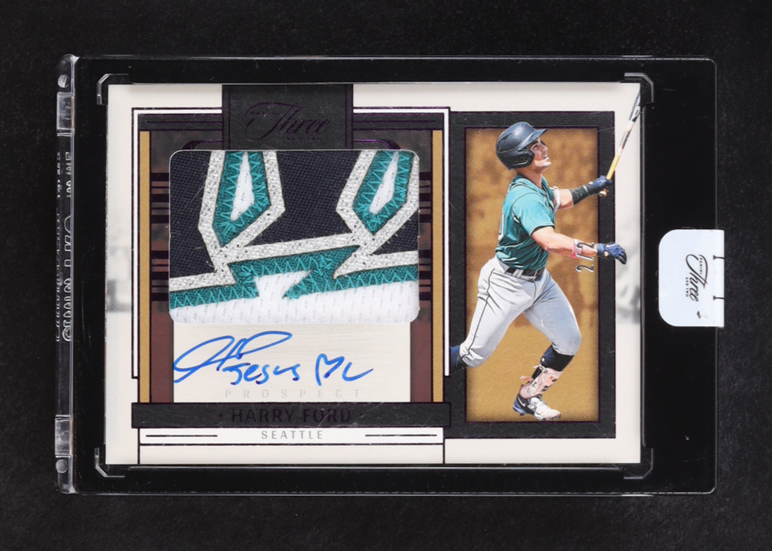 Harry Ford 2024 Panini Three and Two Prospect Jersey Autographs #PJAHF RC #2/2 at PristineAuction.com Harry Ford 2024 Panini Three and Two Prospect Jersey Autographs #PJAHF RC #2/2 at PristineAuction.com