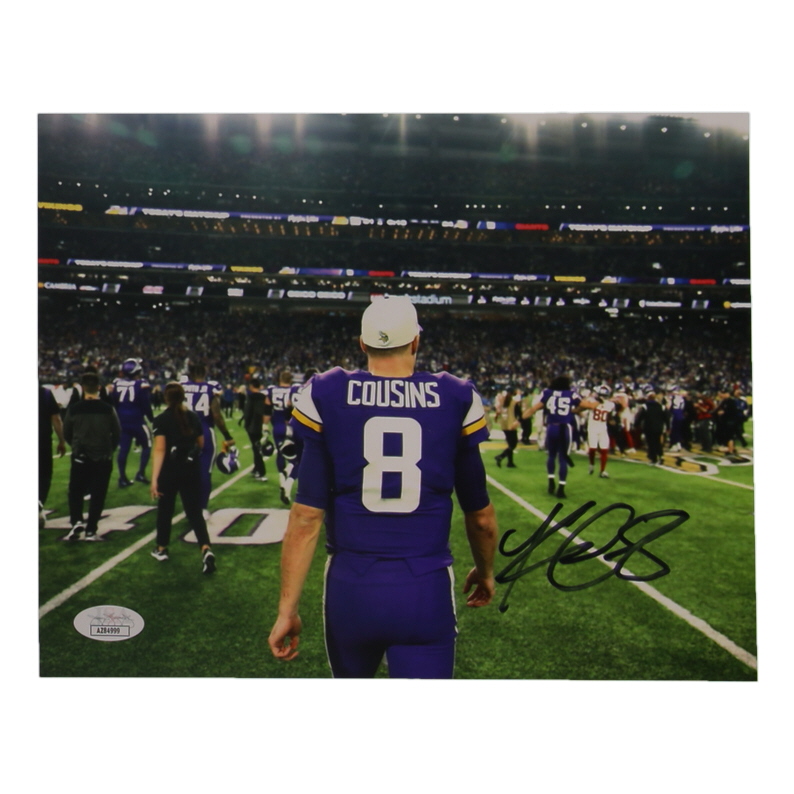 Kirk Cousins Signed Vikings 8x10 Photo (JSA) at PristineAuction.com Kirk Cousins Signed Vikings 8x10 Photo (JSA) at PristineAuction.com