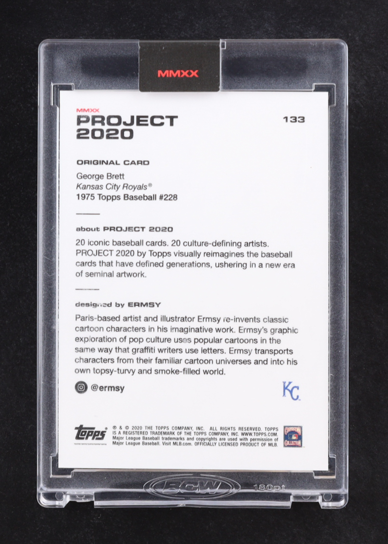 George Brett 2020 Topps Project 2020 #133 / Ermsy at PristineAuction.com George Brett 2020 Topps Project 2020 #133 / Ermsy at PristineAuction.com