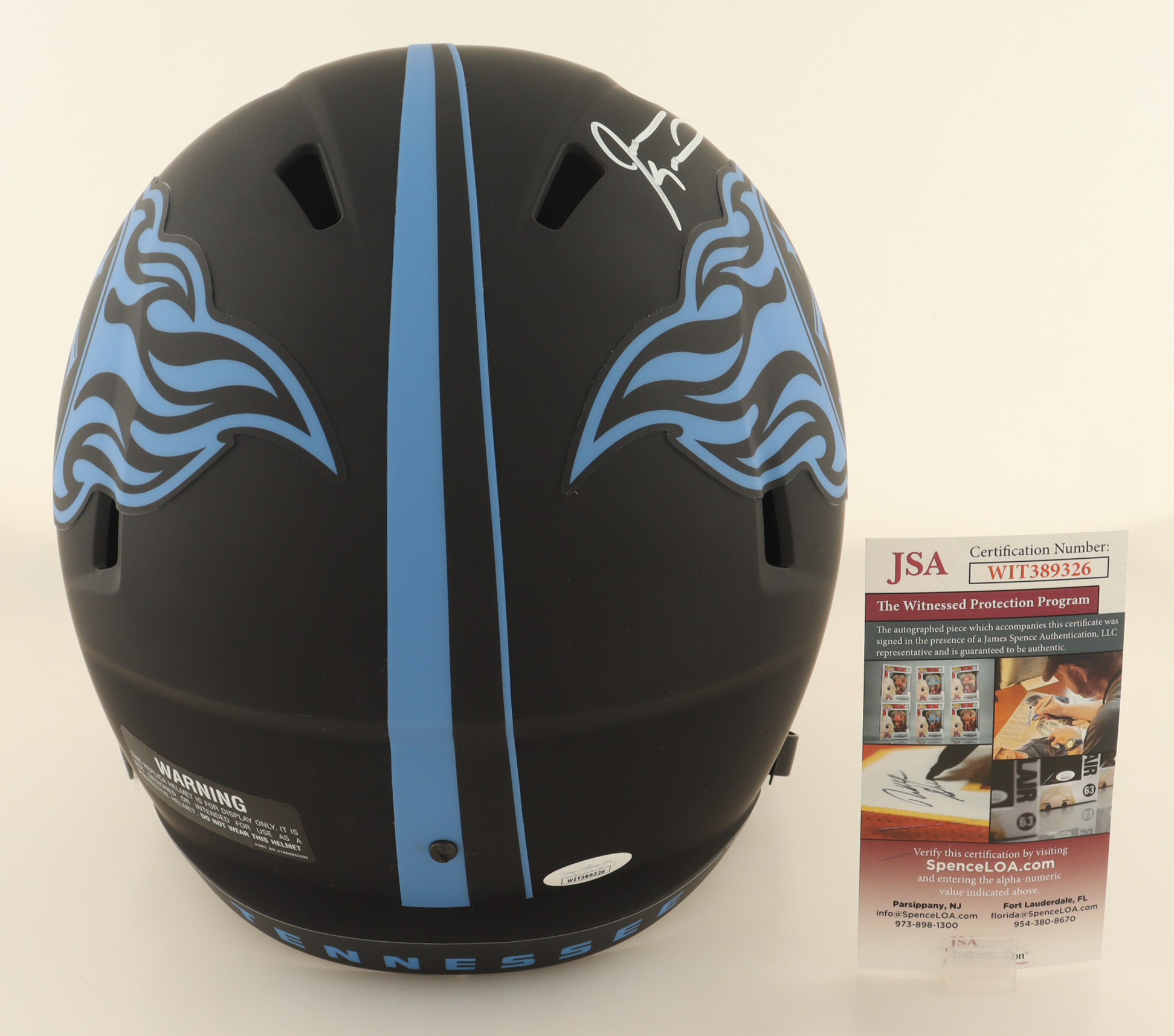 Jevon Kearse Signed Titans Full-Size Eclipse Alternate Speed Helmet Inscribed "The Freak" (JSA) at PristineAuction.com Jevon Kearse Signed Titans Full-Size Eclipse Alternate Speed Helmet Inscribed "The Freak" (JSA) at PristineAuction.com