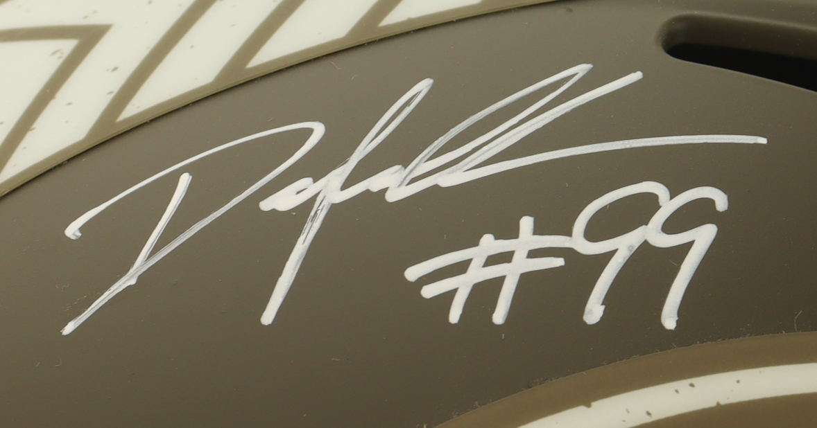 Odafe Jayson Oweh Signed Ravens Full-Size Salute to Service Alternate Speed Helmet (JSA) at PristineAuction.com Odafe Jayson Oweh Signed Ravens Full-Size Salute to Service Alternate Speed Helmet (JSA) at PristineAuction.com