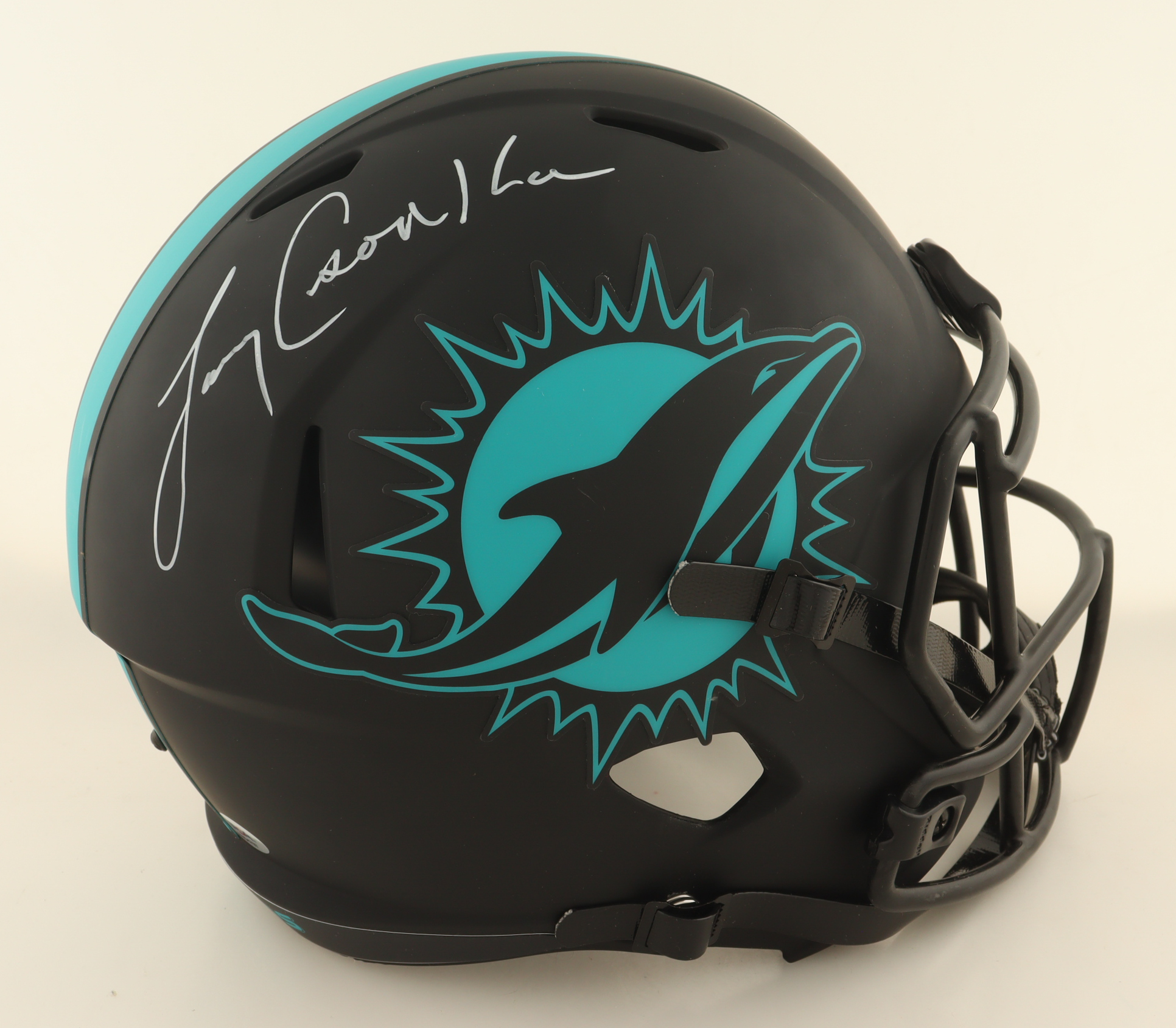 Larry Csonka Signed Dolphins Full-Size Eclipse Alternate Speed Helmet (PSA) at PristineAuction.com Larry Csonka Signed Dolphins Full-Size Eclipse Alternate Speed Helmet (PSA) at PristineAuction.com
