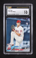 Shohei Ohtani 2018 Topps #700 RC (CSG 10) at PristineAuction.com