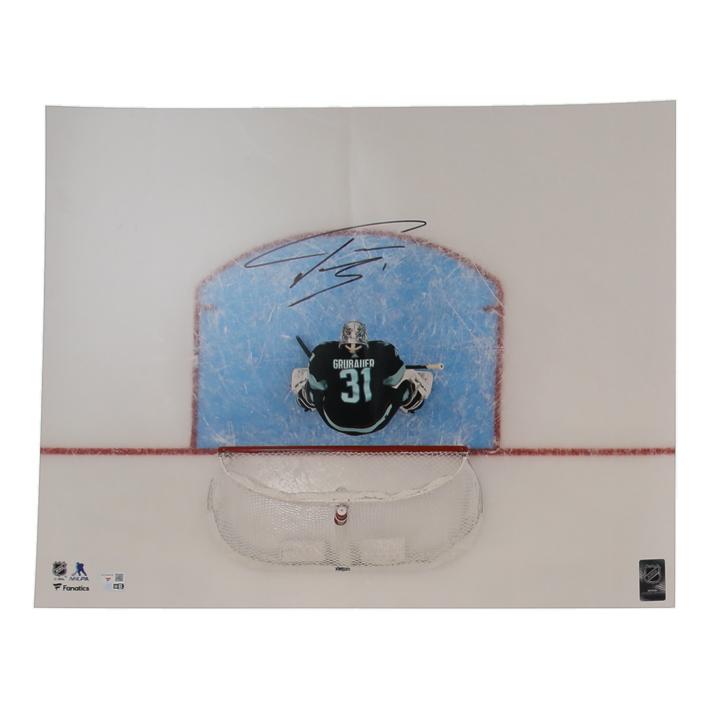 Philipp Grubauer Signed Kraken 16x20 Photo (Fanatics) at PristineAuction.com Philipp Grubauer Signed Kraken 16x20 Photo (Fanatics) at PristineAuction.com