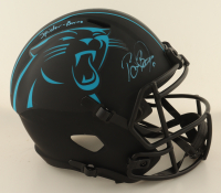 Brian Burns Signed Panthers Full-Size Eclipse Alternate Speed Helmet Inscribed "Spider-Burns" (JSA) at PristineAuction.com