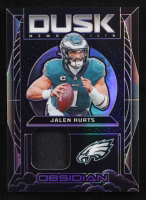 Jalen Hurts 2024 Panini Obsidian Dusk Memorabilia #10 at PristineAuction.com