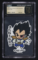 Vegeta 2022 Dragon Ball Z Stickers Japanse B-Side Label (CGC 10 | Pristine Black Label) at PristineAuction.com