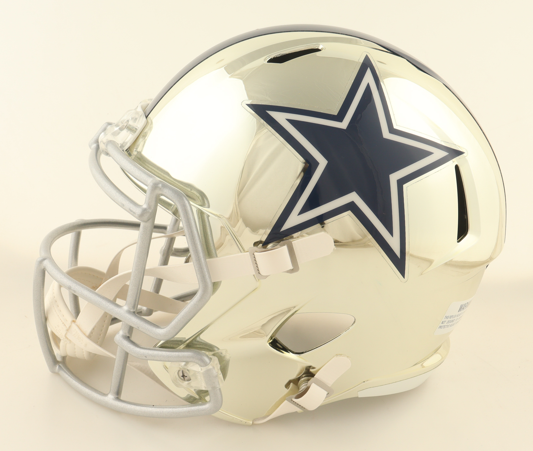 Emmitt Smith Signed Cowboys Full-Size Chrome Speed Helmet (Prova) at PristineAuction.com Emmitt Smith Signed Cowboys Full-Size Chrome Speed Helmet (Prova) at PristineAuction.com