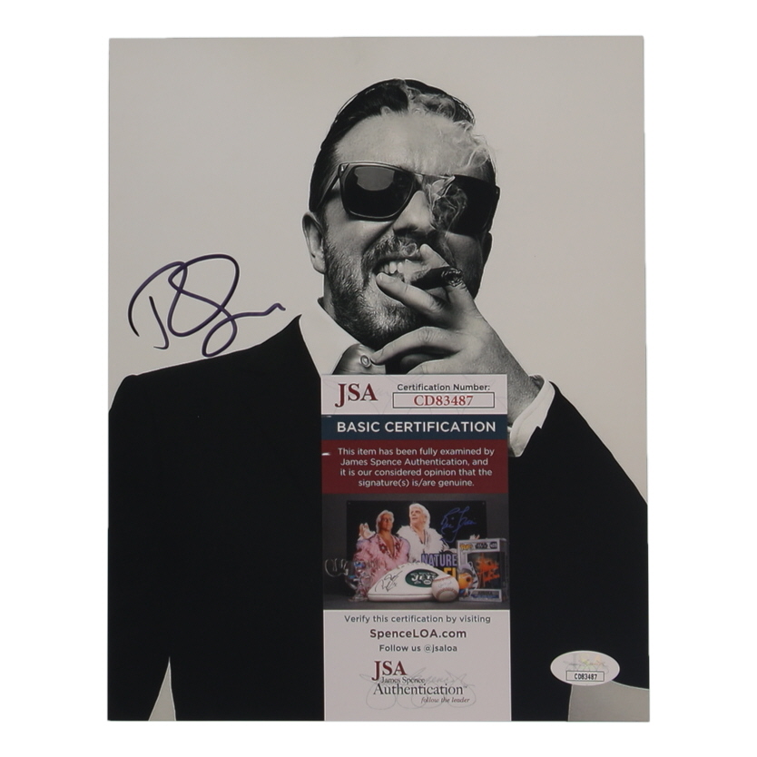 Ricky Gervais Signed 8x10 Photo (JSA) at PristineAuction.com Ricky Gervais Signed 8x10 Photo (JSA) at PristineAuction.com