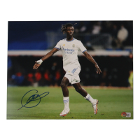 Eduardo Camavinga Signed "Real Madrid CF" 11x14 Photo (Beckett) at PristineAuction.com