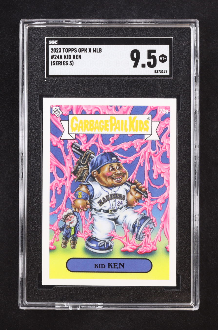 Ken Griffey Jr. 2023 Topps Garbage Pail Kids MLB Series 3 #24A Kid Ken (SGC 9.5) at PristineAuction.com Ken Griffey Jr. 2023 Topps Garbage Pail Kids MLB Series 3 #24A Kid Ken (SGC 9.5) at PristineAuction.com